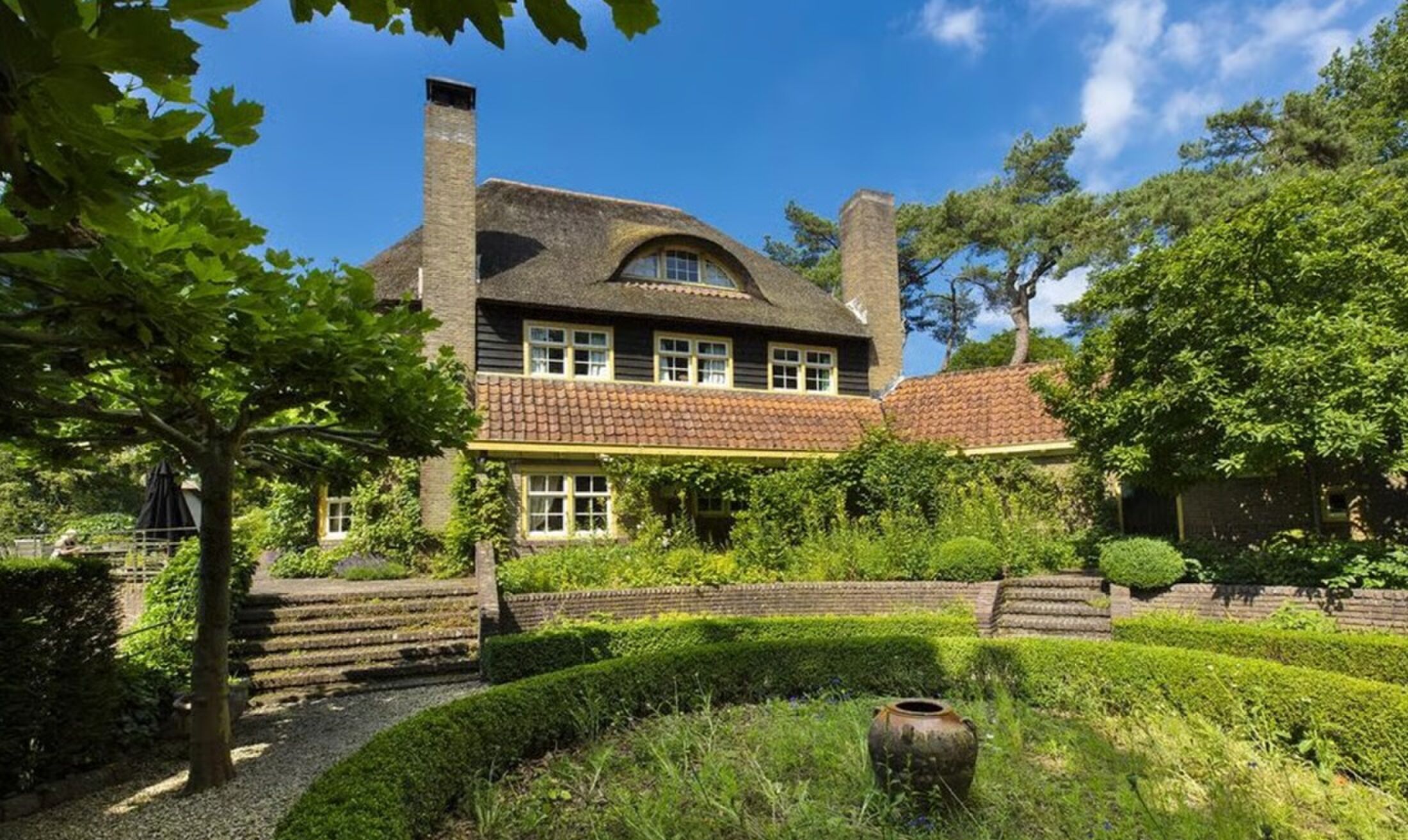 De buitenkant van de woning