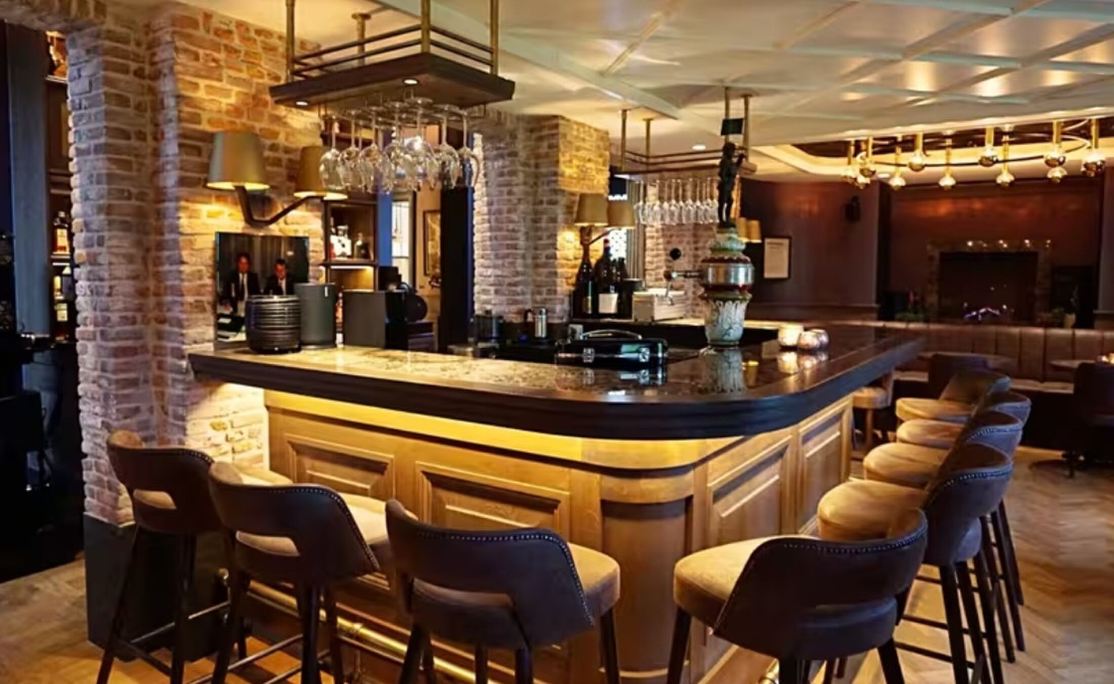 De bar van de vrijstaande woning