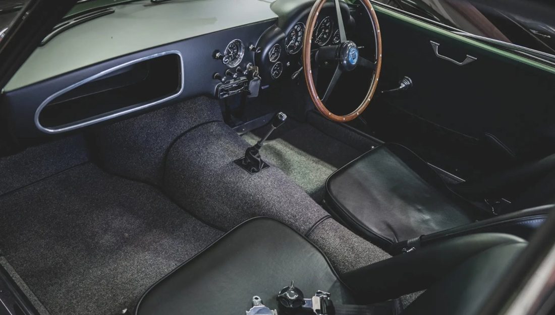 Het interieur van de klassieker