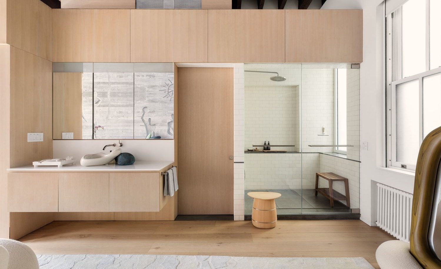 De moderne badkamer