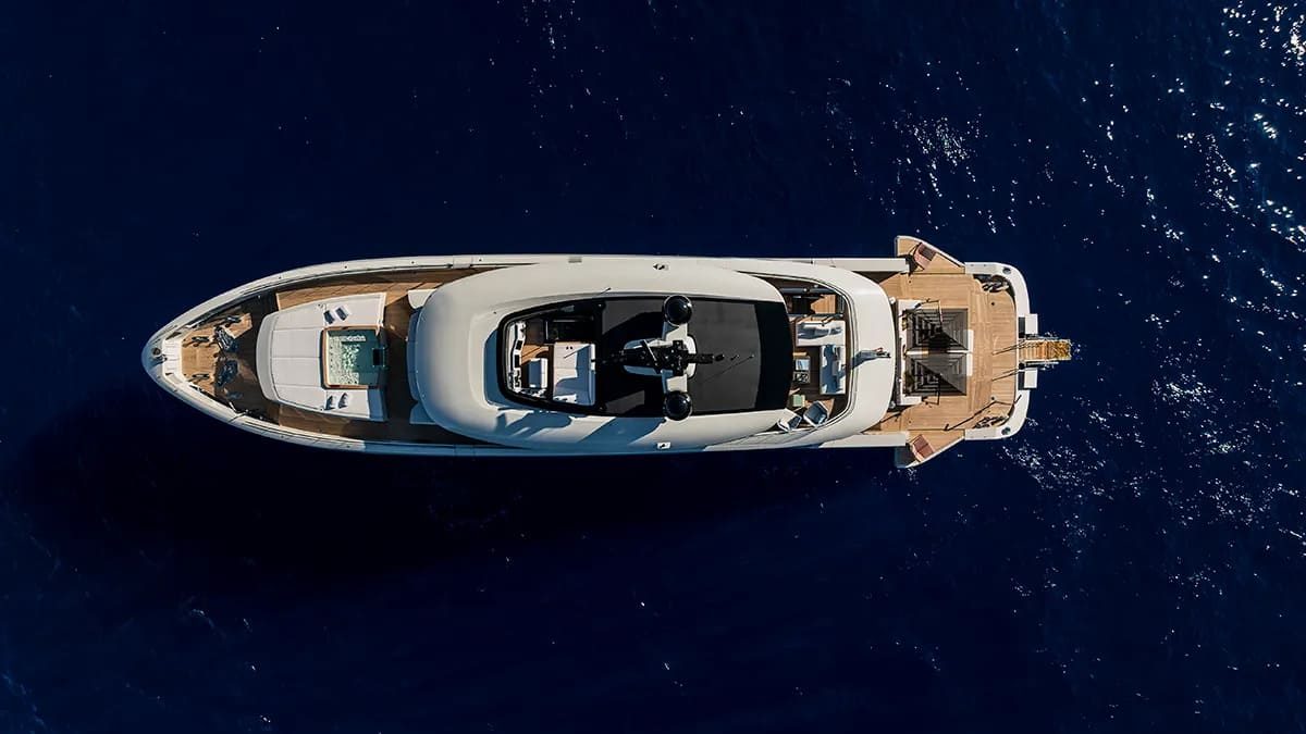De Columbus Yachts Principessa Capricciosa van boven