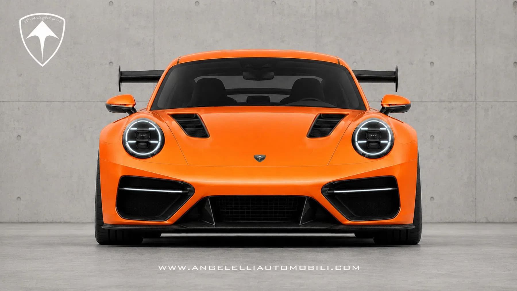 De Porsche 911 van voren