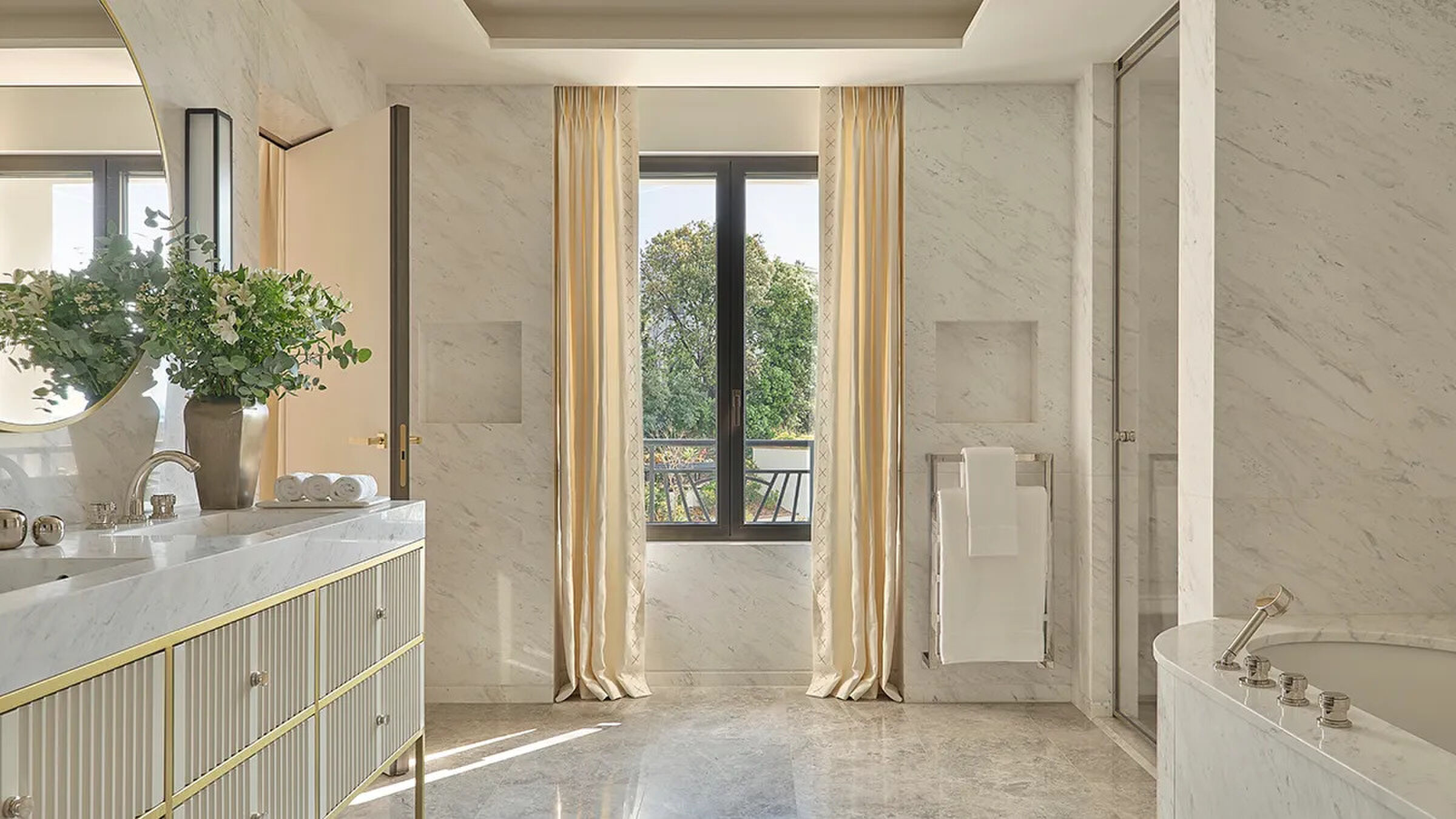 Een badkamer in Villa Jardin