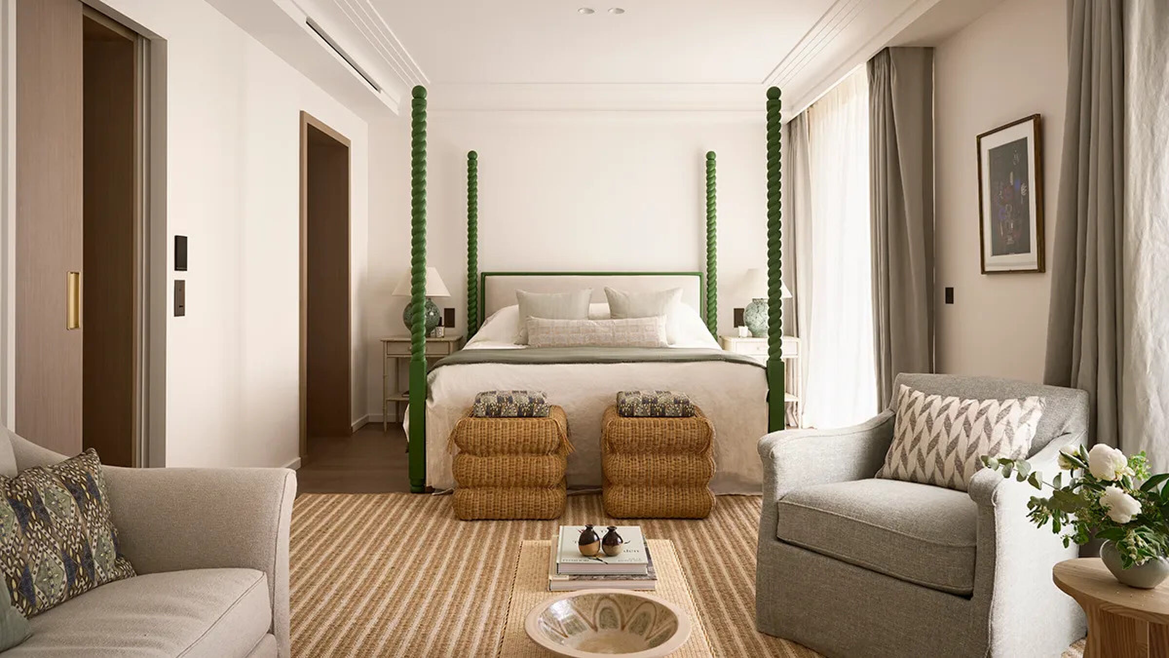 Een slaapkamer in Villa Jardin