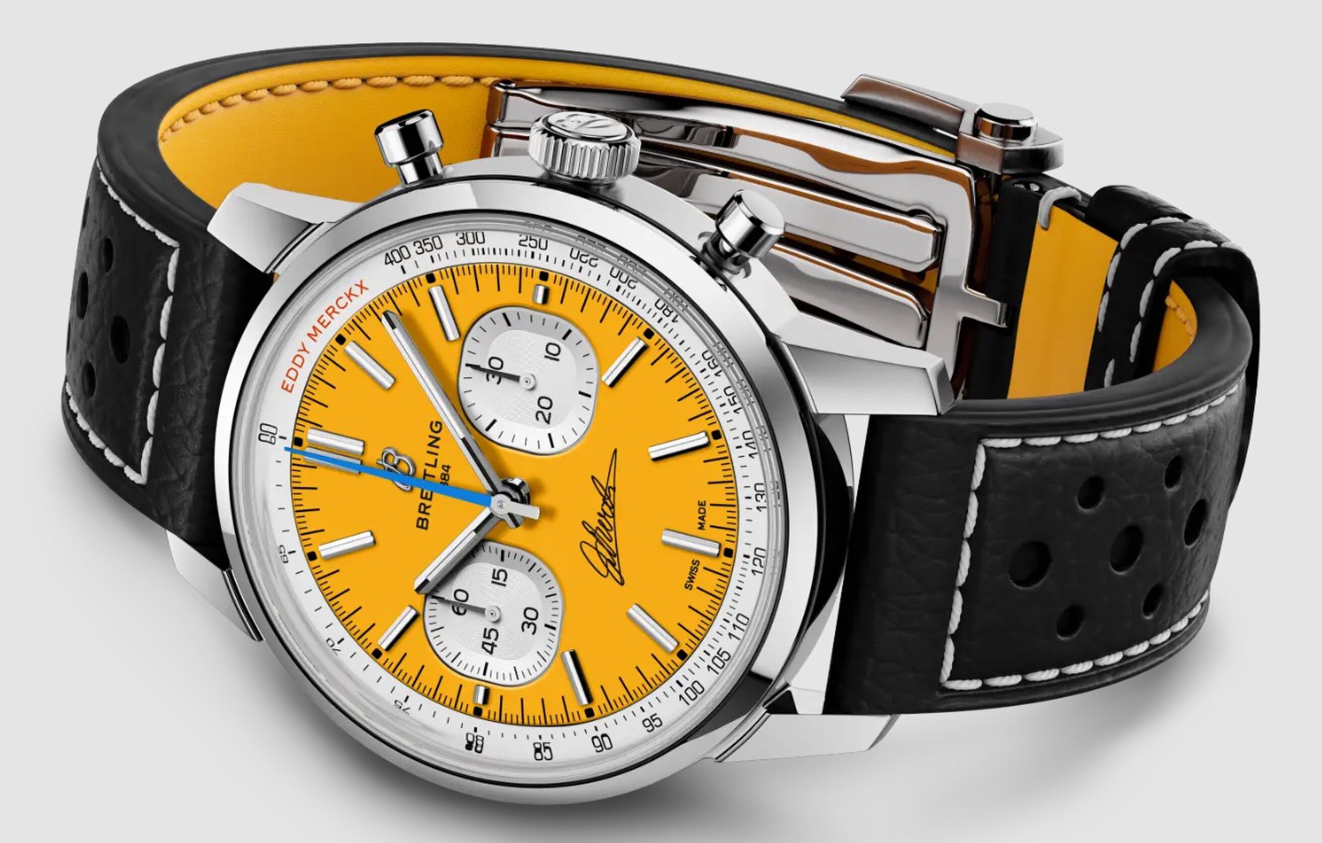 Het Breitling-horloge dat een ode aan Eddy Merckx is
