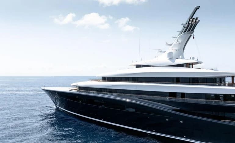 Het superjacht Breakthrough van Feadship