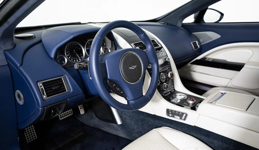 Het interieur van de Aston Martin Lagonda Taraf Final Editions