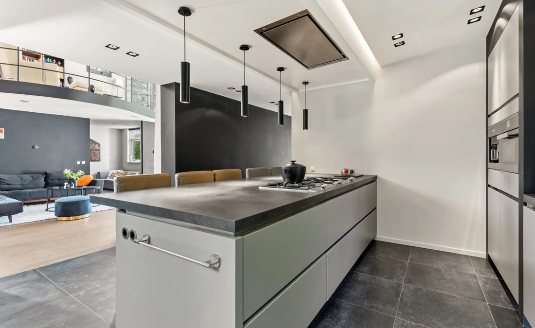 De keuken van de woning