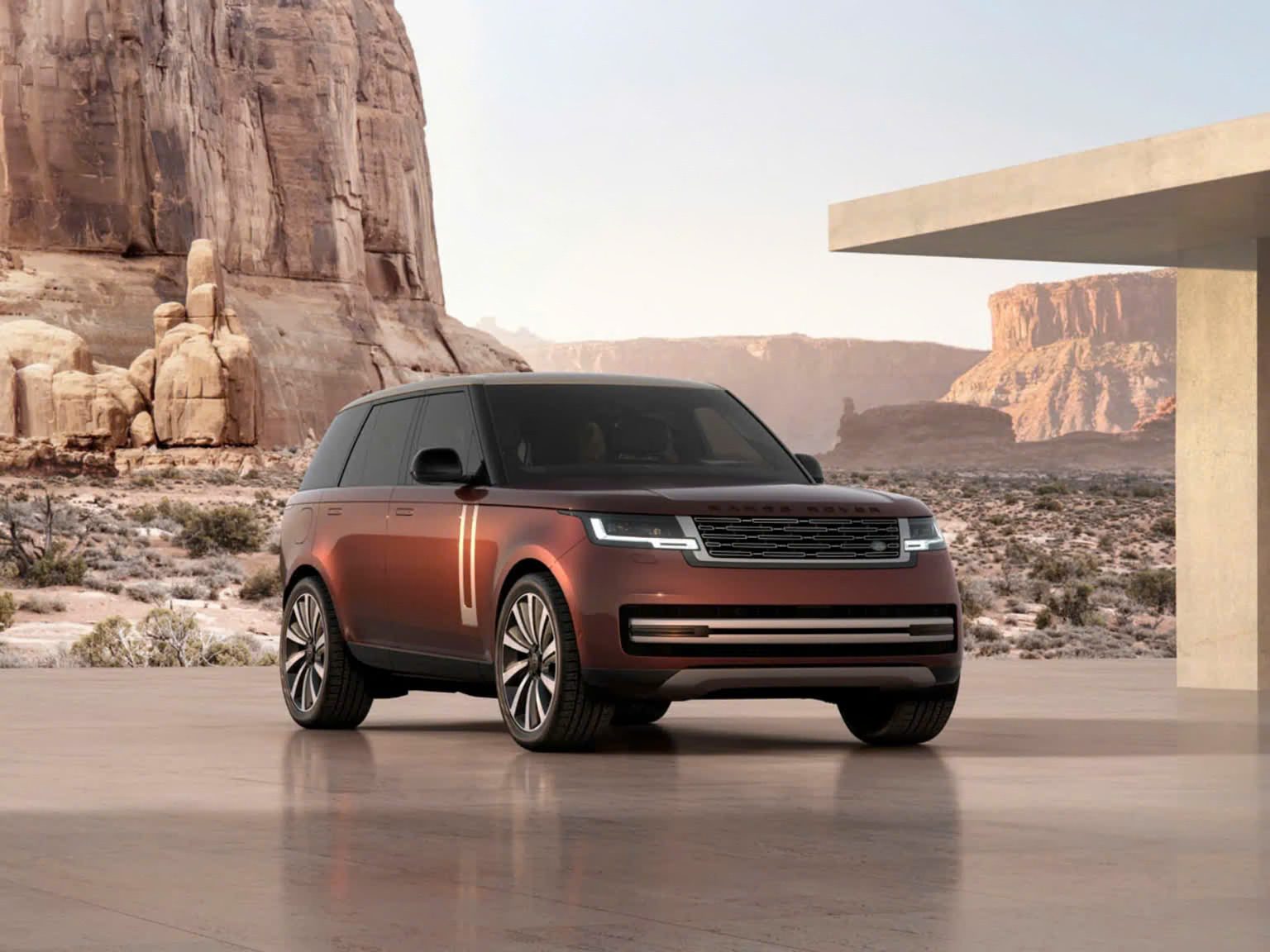 De Range Rover Desert Ember