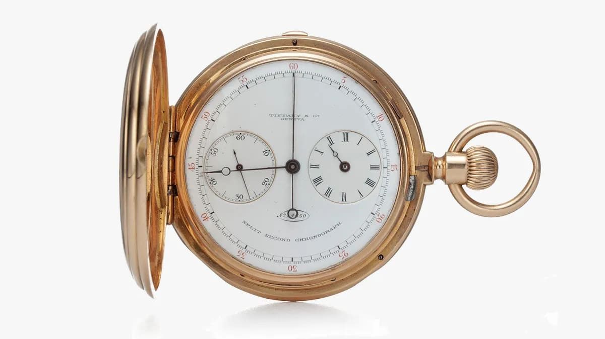 Het Tiffany & Co.’s archival Timer chronograph-zakhorloge uit 1866