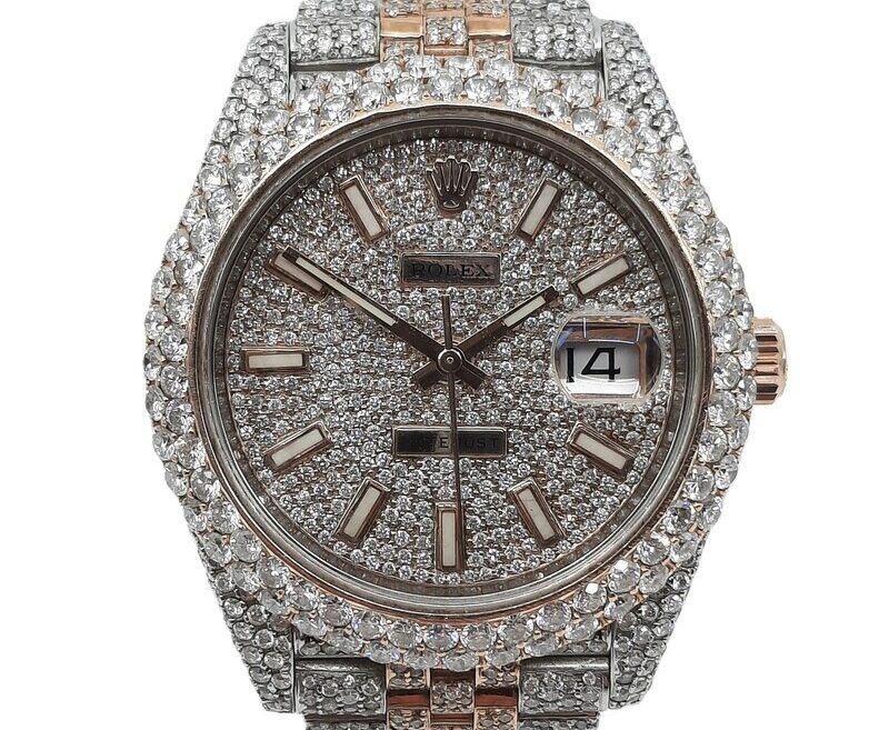 De diamanten Rolex Datejust