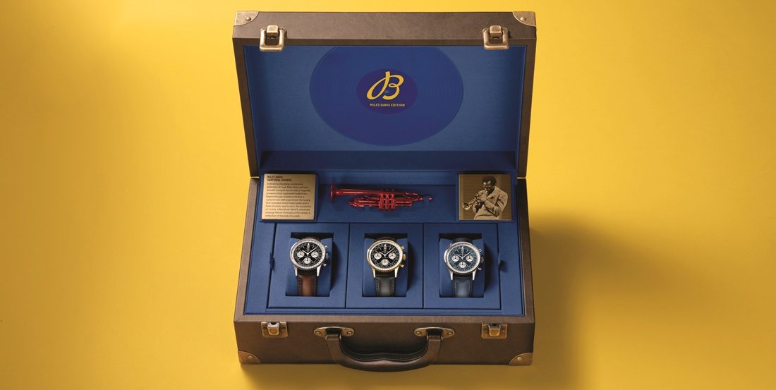Drie versies van een nieuw horloge van Breitling