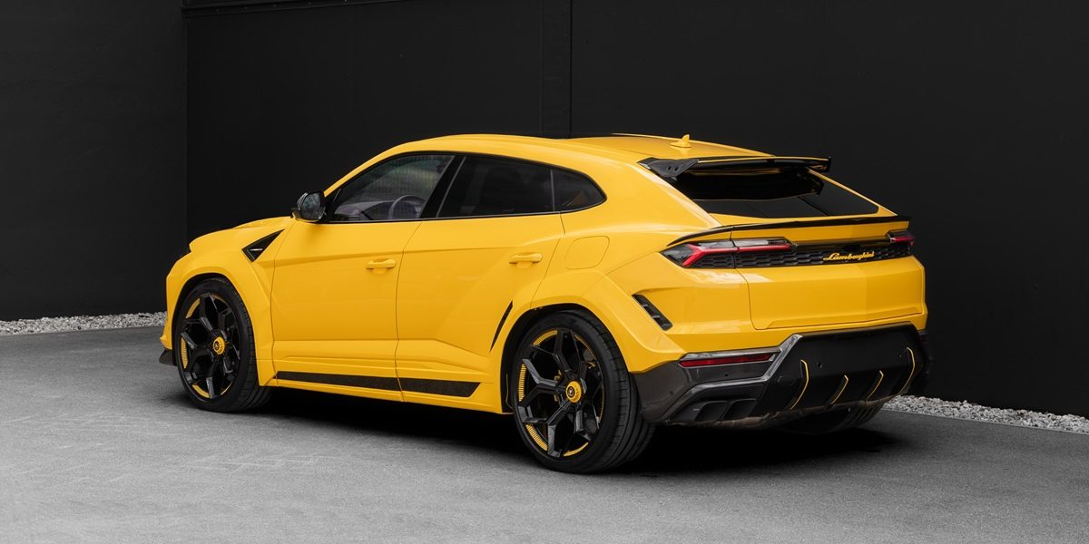 De achterkant van de Novitec Lamborghini Urus SE