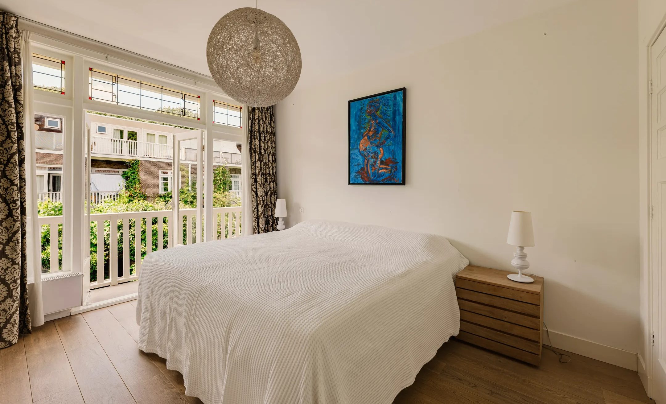 De mastersuite met balkon
