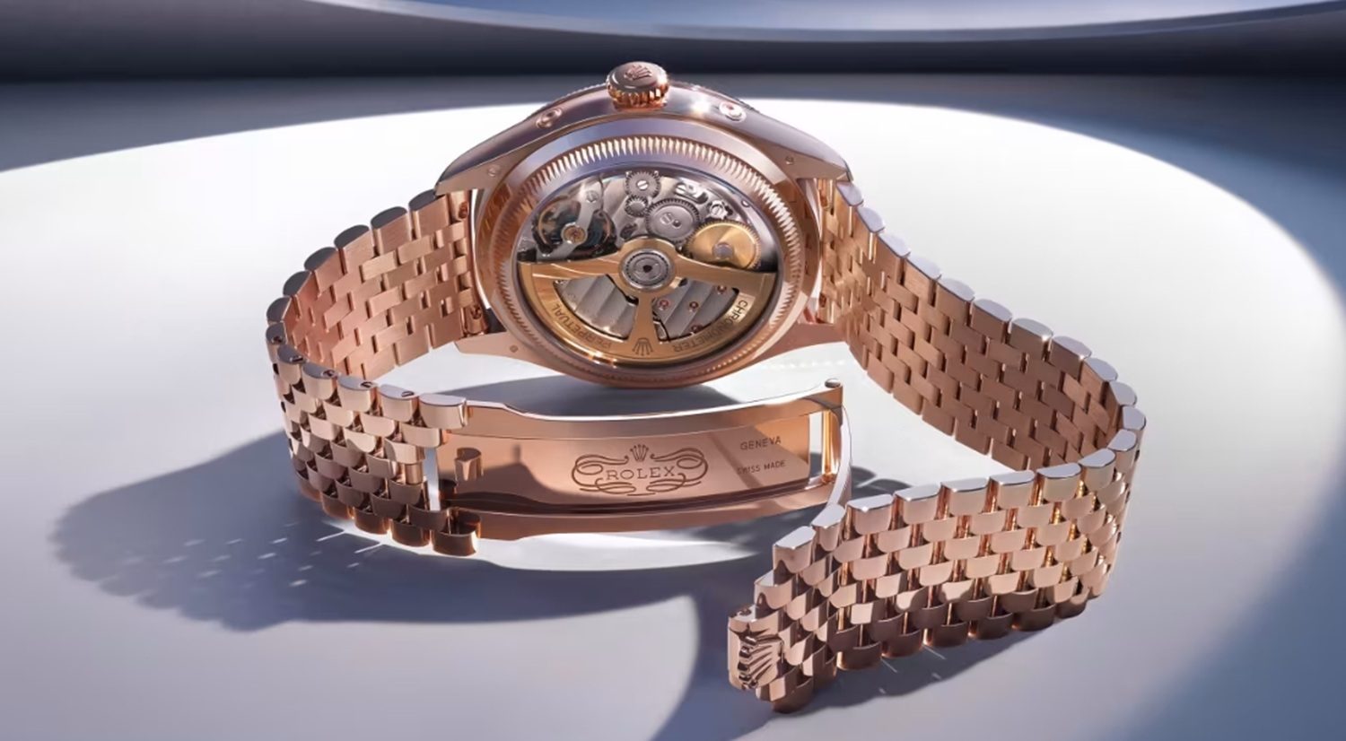 De achterzijde van het horloge