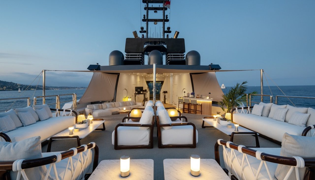 Eén van de luxueuze lounges
