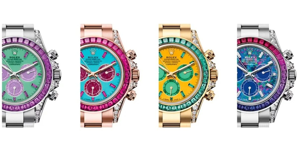 Vier kersverse versies van de Rolex Daytona