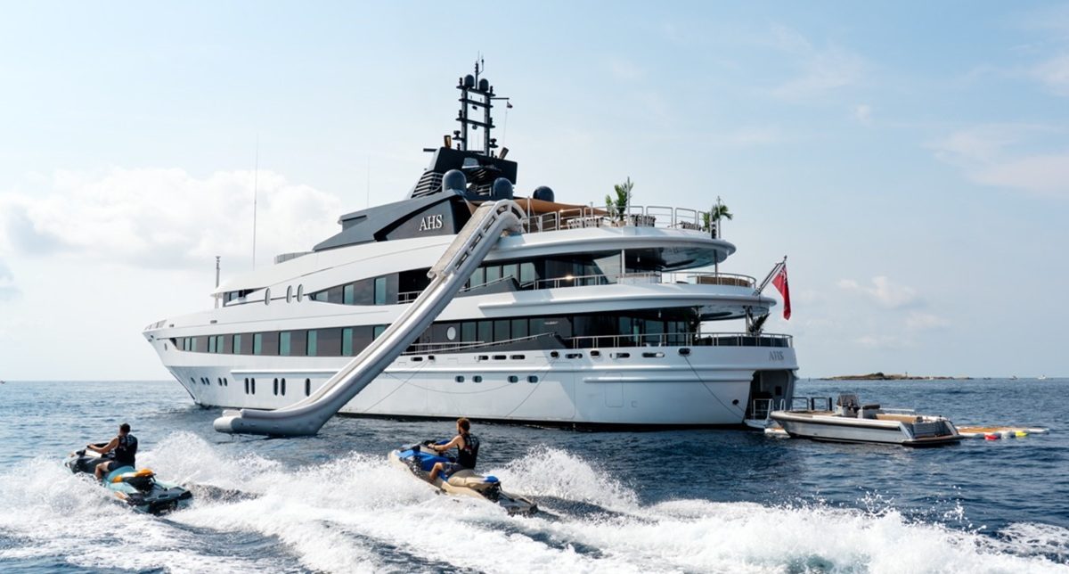 Het door Oceanco ontwikkelde superjacht