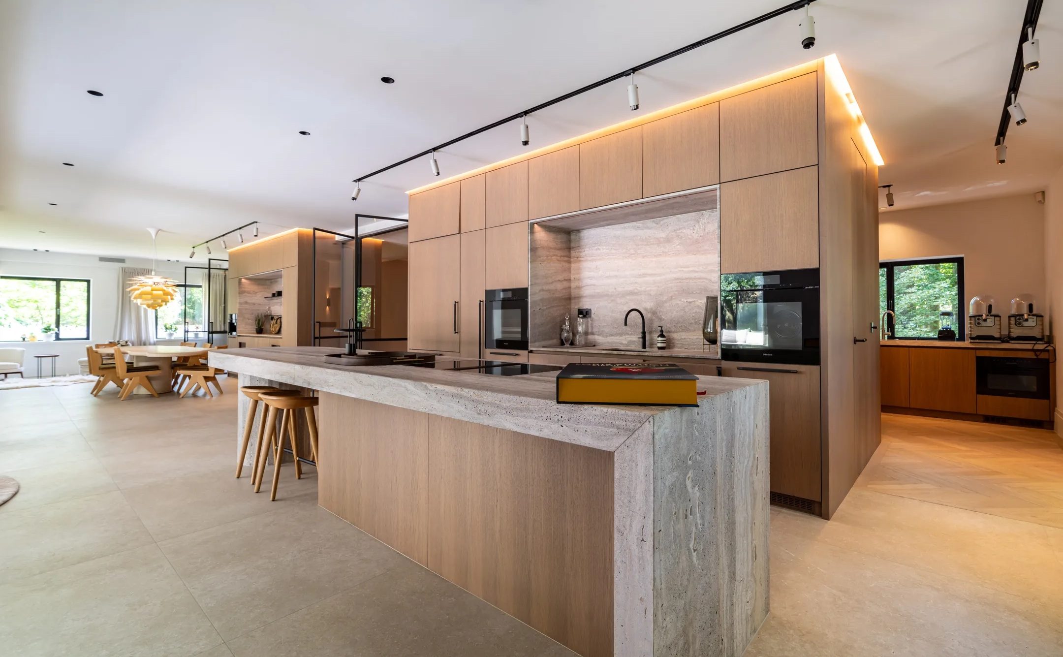 De keuken van de Wassenaarse villa