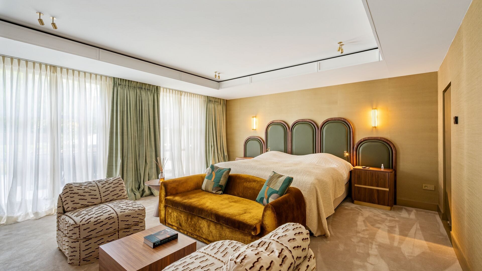 De masterbedroom van het huis