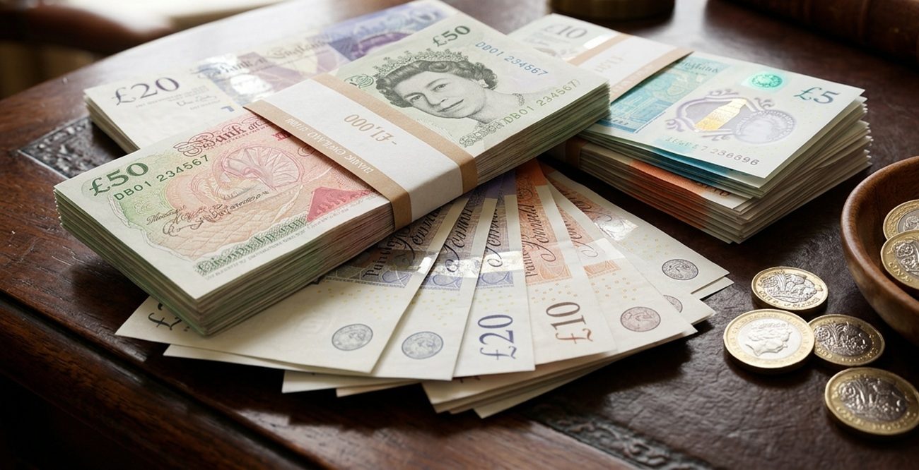 Geld, waar miljardairs in Londen opvallend veel van hebben
