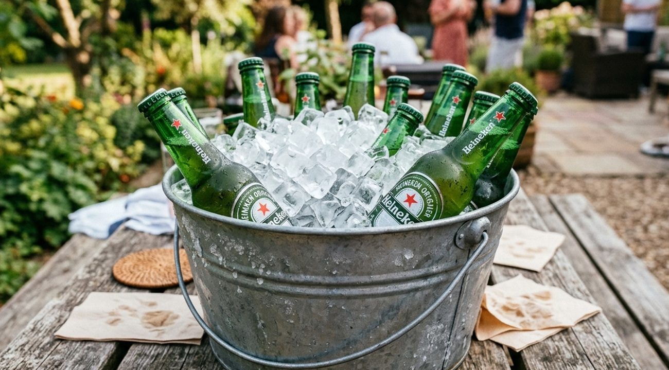 Flesjes van Heineken, het merk dat een boete heeft gekregen