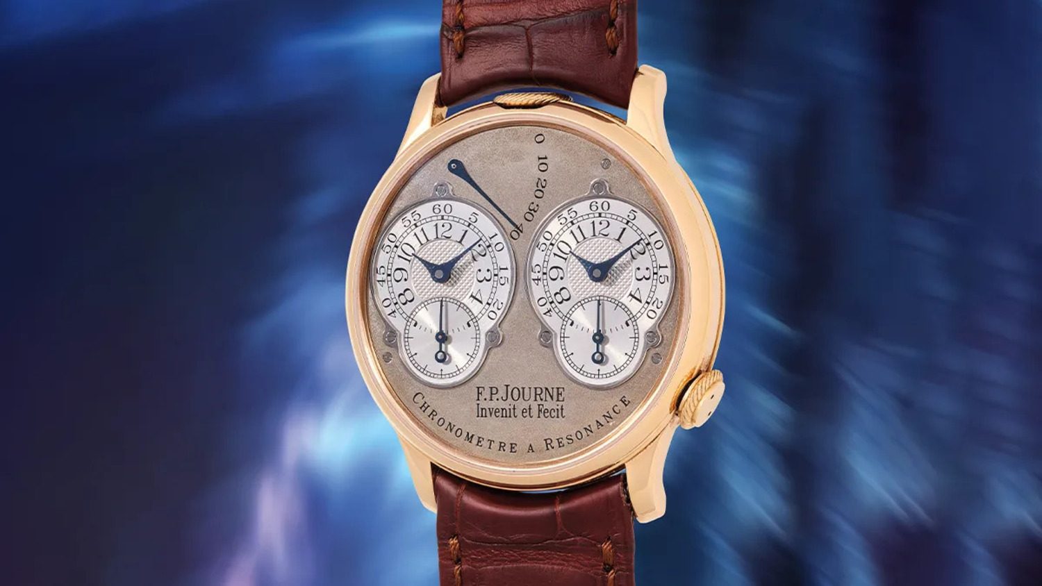 Het pr&eacute;-souscription Chronom&egrave;tre &agrave; R&eacute;sonance-horloge van F.P. Journa dat naar de veiling gaat