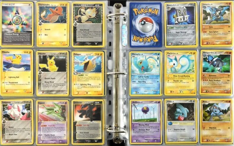 De Pok&eacute;mon-kaarten die op zolder van de Brit lagen
