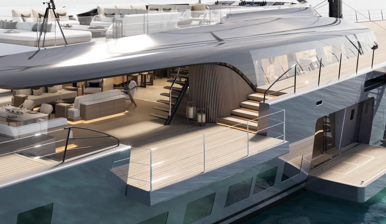 Het superjacht SKY van Royal Huisman