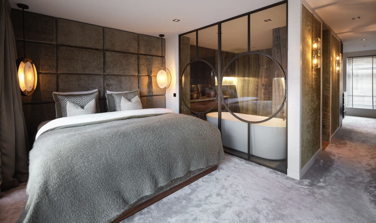 De slaapkamer in het appartement van Jos&eacute; Fortes Rodriguez
