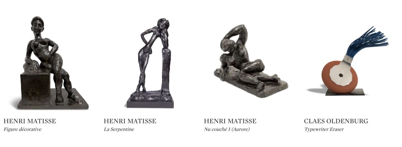 Bronzen beelden uit de collectie van Leonard Lauder