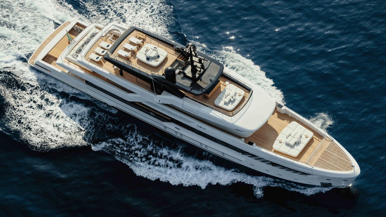 De bovenkant van de Sanlorenzo Contigo