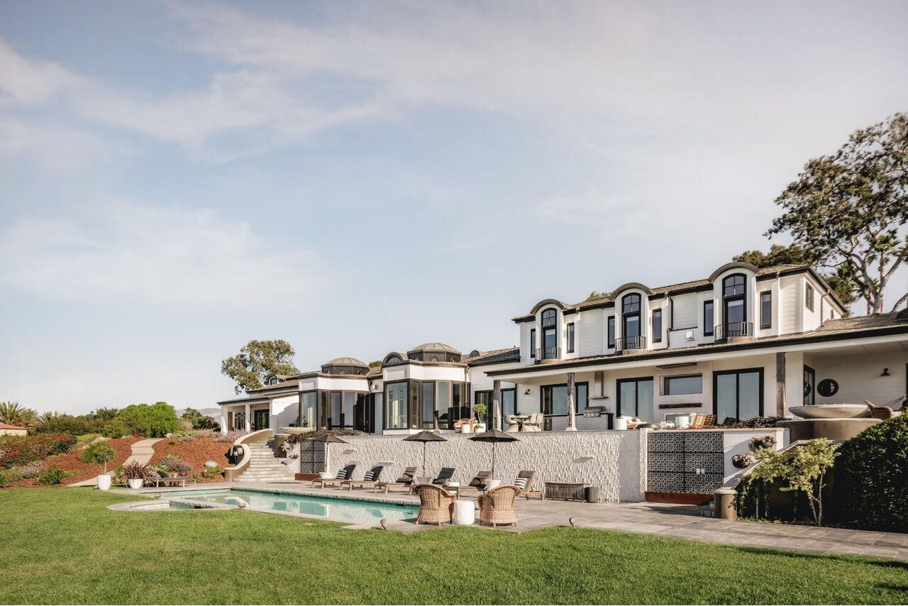 Het landgoed in Santa Barbara