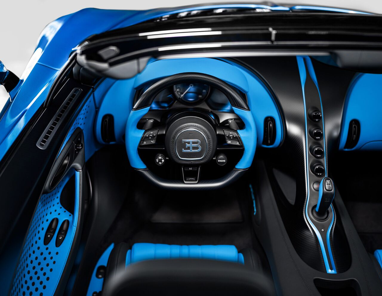 Het interieur van de unieke hypercar