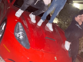 Ferrari California Richard Streep El Paso foto kinderen Pure Luxe