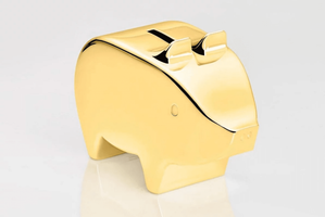Royal Mint gouden spaarvarken sparen Pure Luxe