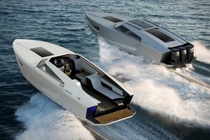 flying flipper superfly gto 42 boot red yacht design Pure Luxe