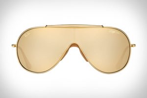 ray-ban golden wings 24k gouden zonnebril Pure Luxe