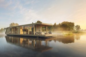naturecruiser floating houseboat woonboot Pure Luxe