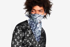 Louis Vuitton Bandana mondkapje Pure Luxe