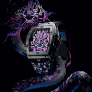 Dit Hublot horloge heeft een titanium draak vol symboliek