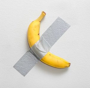 verkoper banaan in tranen