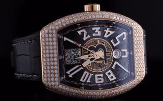 Franck Muller Encrypto horloge Bitcoin Pure Luxe