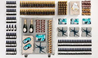 Qantas Boeing 747 bar cart serveerwagen Pure Luxe