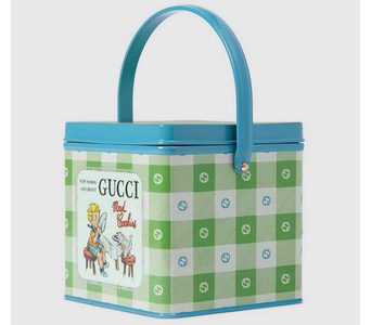 Gucci Mad cookies top handle handtas koekblik Pure Luxe