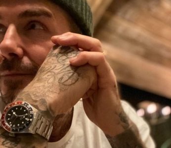 Illustratie voor: David Beckham gespot met een verfrissende look van Rolex