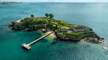 Drake's Island priv&eacute;-eiland Engeland