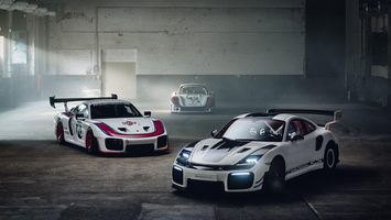 De Porsche Flachbau-modellen