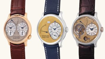 De F.P. Journe-horloges die naar de veiling gaan