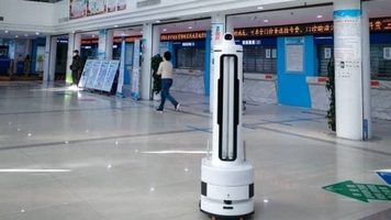 China Keenon Robotics Company desinfectie robot Corona-virus Pure Luxe